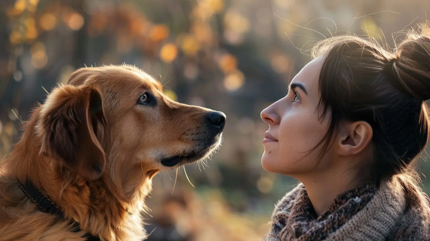 un chien qui écoute facilement les ordres de son maître