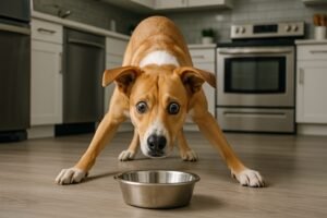 Chien Hyper-attentif ou Surexcité à la Nourriture