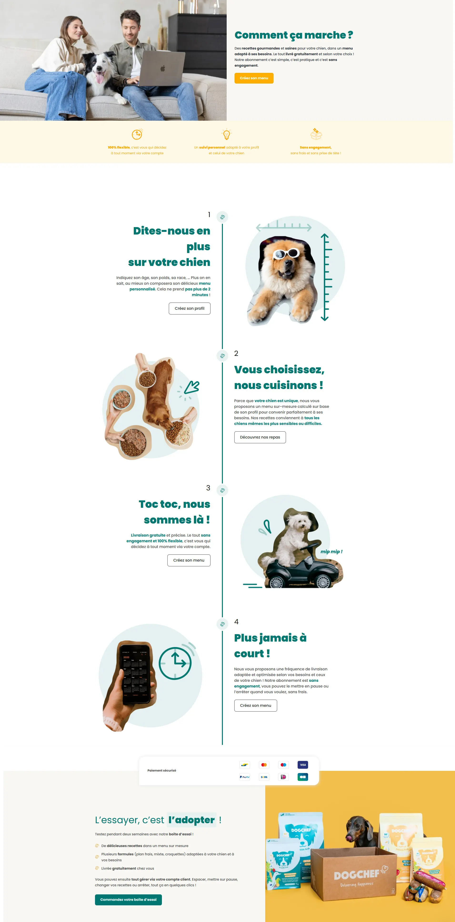 Caniprof nourriture pour chien dogchef